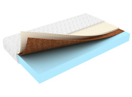 Penový matrac LUX COMFORT PATTI 200x80x12 cm - pena/kokos/latex