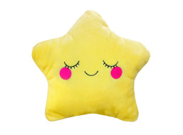 Plyšový vankúš TINY STAR Hviezdička - žltý