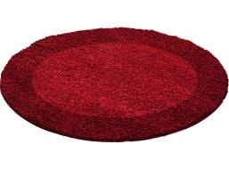 Kusový koberec Life Shaggy 1503 red circle