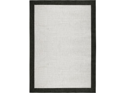 Kusový obojstranný koberec Twin 103105 creme black