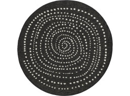 Kusový obojstranný koberec Twin 103109 black creme