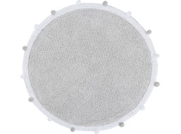 Ručne tkaný kusový koberec Bubbly Light Grey