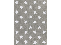 Ručne tkaný kusový koberec Stars Grey-White