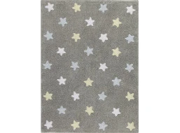Ručne tkaný kusový koberec Tricolor Stars Grey-Blue