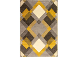 Kusový koberec Hand Carved Nimbus Grey/Ochre