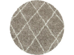 Kusový koberec Alvor Shaggy 3401 beige circle