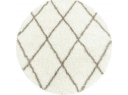 Kusový koberec Alvor Shaggy 3401 cream circle