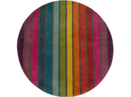 Ručne všívaný kusový koberec Illusion Candy Multi circle