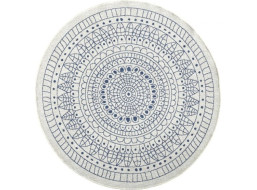 Kusový koberec Twin-Wendeteppiche 103104 cream blue