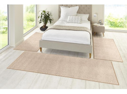 3 dielna kobercová sada Pure 102662 taupe/Creme