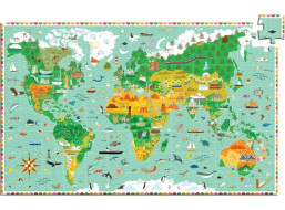 DJECO Puzzle Observation: Okolo sveta 200 dielikov