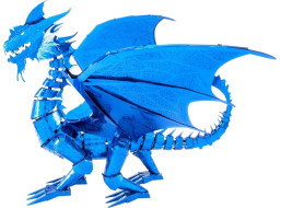 METAL EARTH 3D puzzle Modrý drak (ICONX)