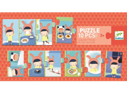 DJECO Puzzle Môj deň 10 dielikov