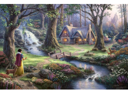 SCHMIDT Puzzle Snehulienka a chalúpka siedmich trpaslíkov 1000 dielikov