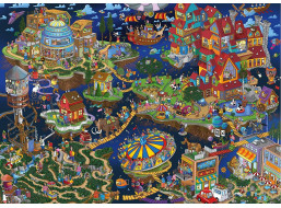 SCHMIDT Puzzle Svet hore nohami 1000 dielikov