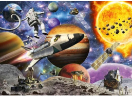 RAVENSBURGER Puzzle Prieskum vesmíru 60 dielikov
