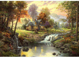 SCHMIDT Puzzle Útočisko v horách 1000 dielikov