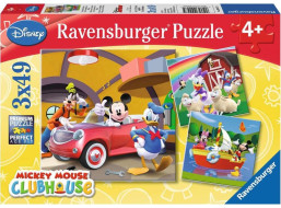 RAVENSBURGER Puzzle Mickeyho klbík 3x49 dielikov