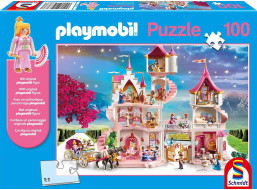 SCHMIDT Puzzle Playmobil Princeznin palác 60 dielikov + figúrka Playmobil