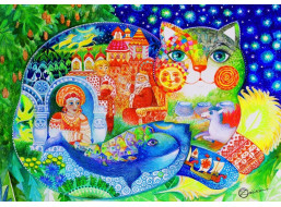 BLUEBIRD Puzzle Ruská rozprávka 1500 dielikov