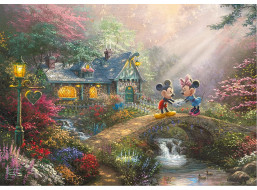 SCHMIDT Puzzle v plechovej krabičke Mickey & Minnie 500 dielikov