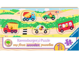 RAVENSBURGER Drevená vkladačka Dopravné prostriedky
