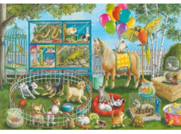 RAVENSBURGER Puzzle Zábava s domácimi zvieratkami 35 dielikov