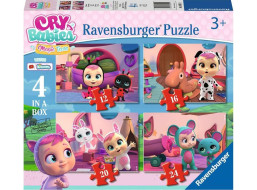 RAVENSBURGER Puzzle Cry Babies: Kúzelné slzy 4v1 (12,16,20,24 dielikov)