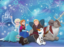 RAVENSBURGER Puzzle Ľadové kráľovstvo: Ľadová mágia XXL 100 dielikov