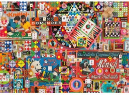 SCHMIDT Puzzle Vintage: Stolové hry 1000 dielikov