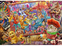 SCHMIDT Puzzle Mačacia mánia 1000 dielikov