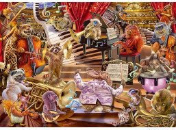 SCHMIDT Puzzle Hudobná mánia 1000 dielikov