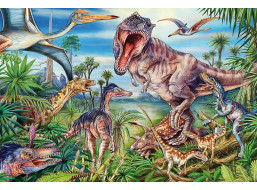 SCHMIDT Puzzle Medzi dinosaurami 60 dielikov