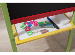 Drevená detská magnetická tabuľa