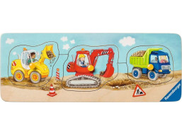 RAVENSBURGER Drevená vkladačka Stavebné stroje