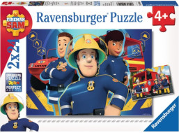 RAVENSBURGER Puzzle Požiarnik Sam 2x24 dielikov