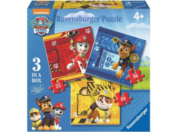 RAVENSBURGER Puzzle Tlapková patrola 3v1 (25,36,49 dielikov)