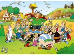 RAVENSBURGER Puzzle Asterix a Obelix: Dedinka 500 dielikov