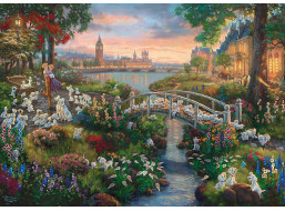 SCHMIDT Puzzle 101 Dalmatíncov 1000 dielikov