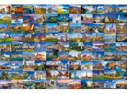 RAVENSBURGER Puzzle 99 krásnych miest Európy 3000 dielikov
