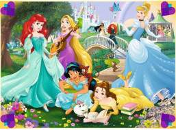 RAVENSBURGER Puzzle Disney princeznej: Odvážny sen XXL 100 dielikov