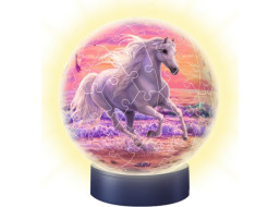 RAVENSBURGER Svietiaci puzzleball Kôň na pláži 72 dielikov