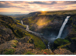 RAVENSBURGER Puzzle Vodopád Haifoss, Island 1000 dielikov