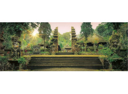 RAVENSBURGER Panoramatické puzzle Chrám džungle Pura Luhur Batukaru, Bali 1000 dielikov