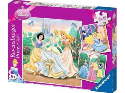 RAVENSBURGER Puzzle Disney princeznej: Sny 3x49 dielikov