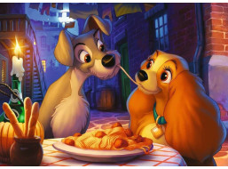 RAVENSBURGER Puzzle Lady a Tramp 1000 dielikov