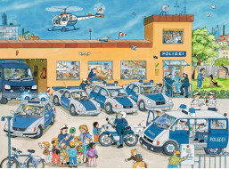 RAVENSBURGER Puzzle Policajná stanica XXL 100 dielikov
