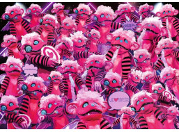 RAVENSBURGER Puzzle Challenge: Masked Singer Monster 1000 dielikov