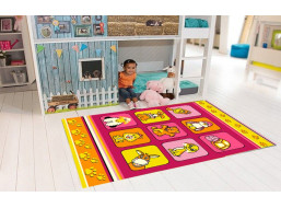 Detský koberec klubík - ružový