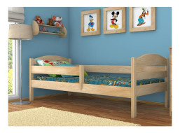 Detská posteľ z masívu so zásuvkami - DP017